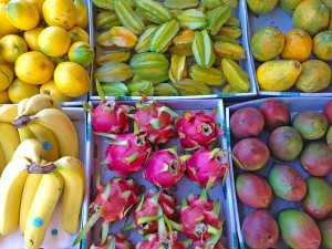 Local Fruits at Hilo Farmers Market