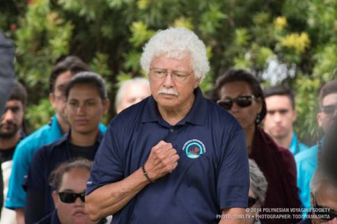 Gordon Pi‘ianāi‘a, the captain of Hōkūle‘a