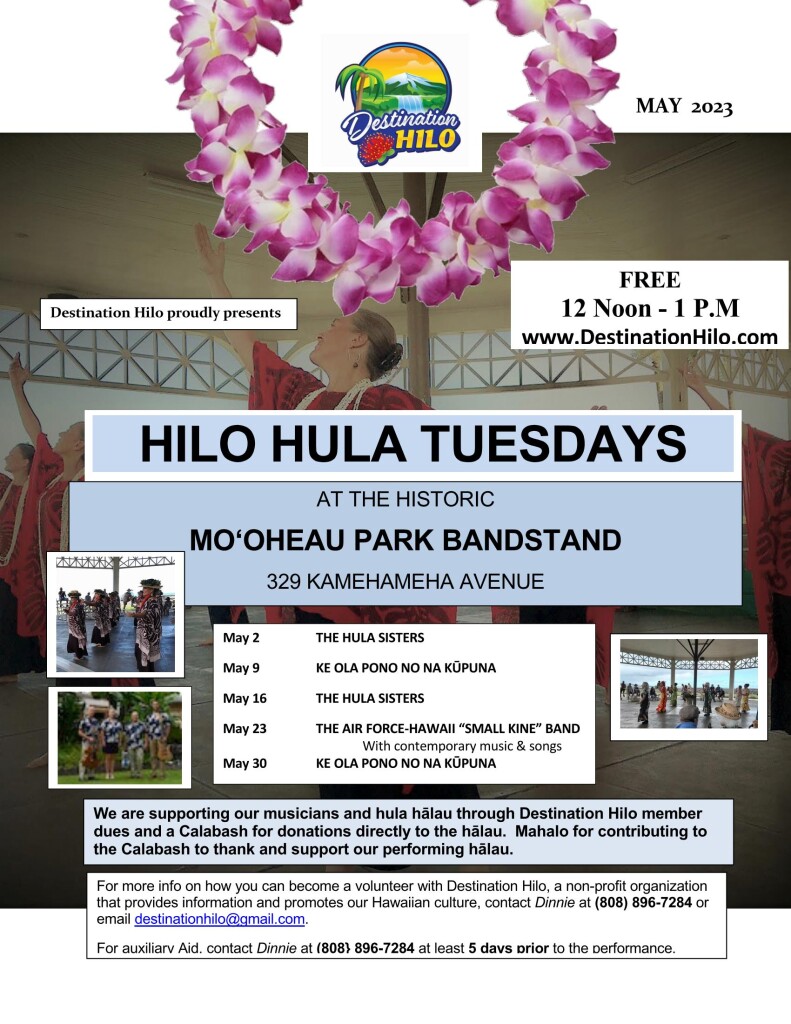 May Flyer 2023 Hilo Hula Tuesdays_Page_1